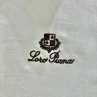 Loro Piana men's white linen shirt and trousers sets — 6