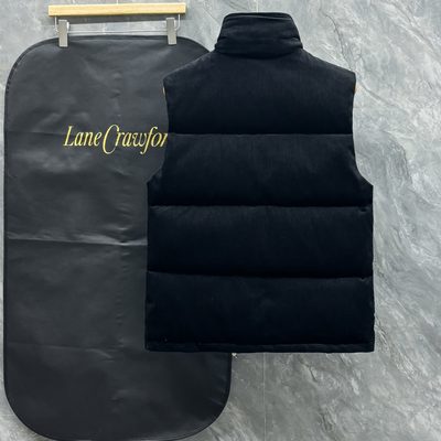 Prada Down-Filled Cotton Corduroy Vest — 10