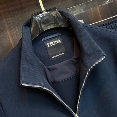 Zegna full-zip jacket and matching trousers set — 6
