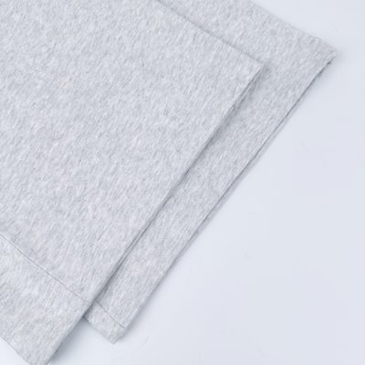 Acne Studios pale grey melange fleece logo sweatpants — 10