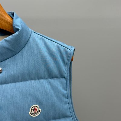 Moncler Heceta Denim Down Gilet — 3