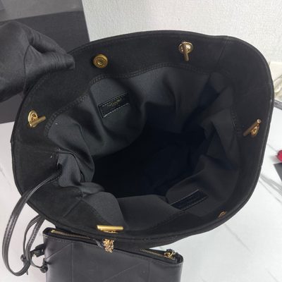 Saint Laurent Jamie Shopping quilted suede tote bag — 5