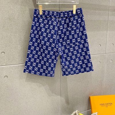 Gucci Navy Blue GG Jacquard shorts — 9