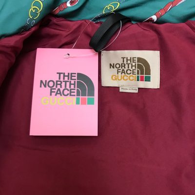 The North Face x Gucci GG Logo / Chain Print Padded Vest — 7
