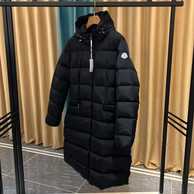 Moncler Cavettaz Hooded Long Down Jacket — 4