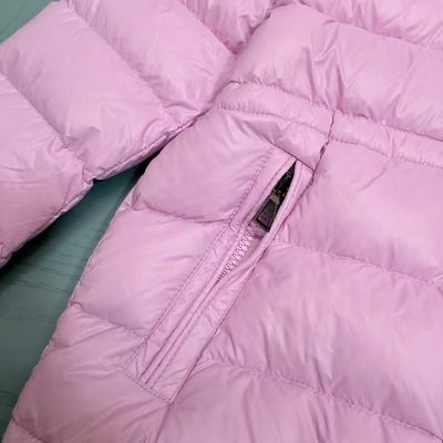 Moncler Enfant Maire Hooded Down Jacket in pin — 8