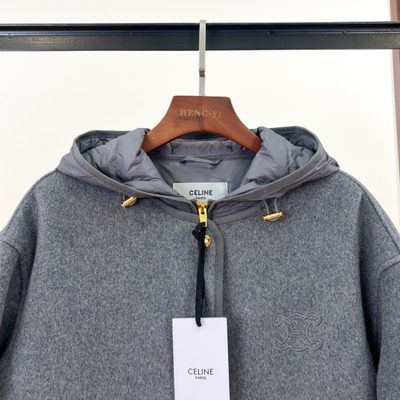 Moncler Reposse 3-in-1 Wool & Cashmere Short Down Jacket, which includes a detachable hooded quilted — 5