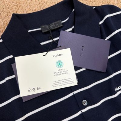 Prada short-sleeved cotton polo shirt — 9