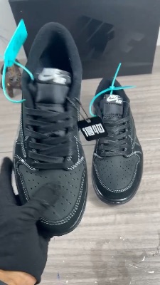 Nike Air Jordan 1 Low OG SP Travis Scott Black Phantom sneakers — 5