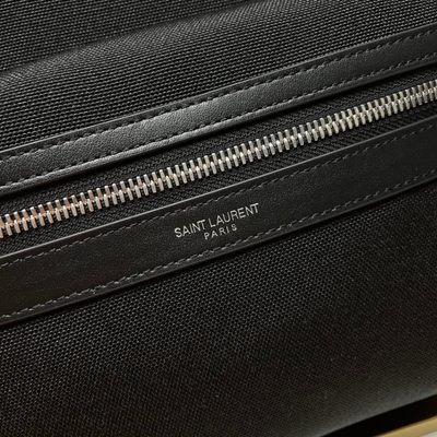 Saint Laurent City Canvas Backpack — 4