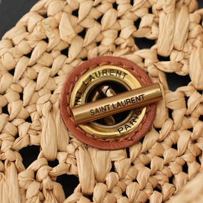 Saint Laurent Icare Medium in Raffia — 11