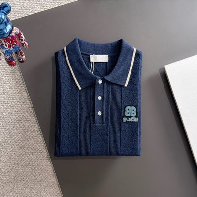 Balenciaga knit polo sweater — 8