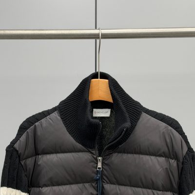 Moncler Padded Wool Zip-Up Cardigan — 4