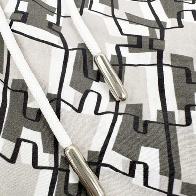 Amiri Interweave Swim Shorts in Black White — 6