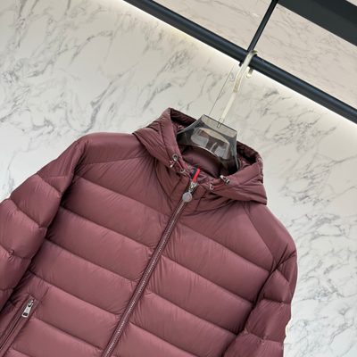 Moncler Hooded Short Down Jacket — 4