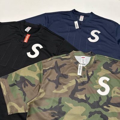 Supreme S Logo Baseball Henley — 3