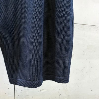 Zegna Men's Navy Blue Striped Knit T-Shirt and Shorts — 7