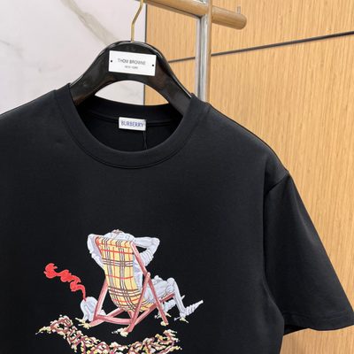 Burberry black cotton t-shirt — 3