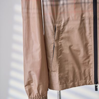 Burberry Gradient Check hooded lightweight jacket — 7