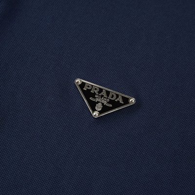 Prada navy cotton piqué polo shirt — 5