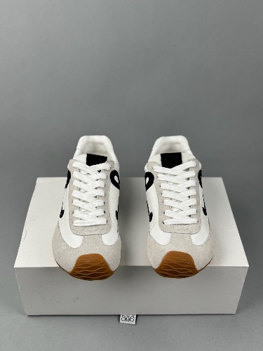 LOEWE Ballet Runner 2.0 sneakers in white and black — 3