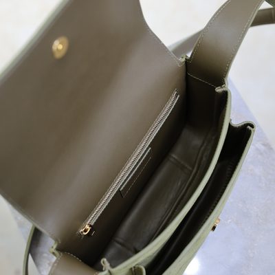 Saint Laurent Small Niki Suede Satchel — 8