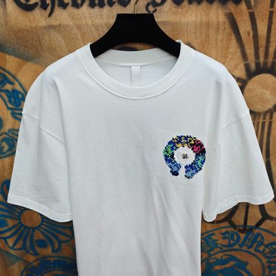 Chrome Hearts Black Casual Sunflower Tee — 4