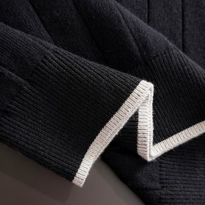 Burberry long-sleeve knitted polo sweater — 4
