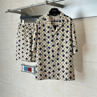 Louis Vuitton Damier Silk short-sleeved shirt — 4