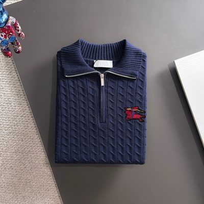 Burberry long-sleeved knit sweater — 8