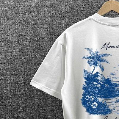 Moncler white cotton t-shirt — 8
