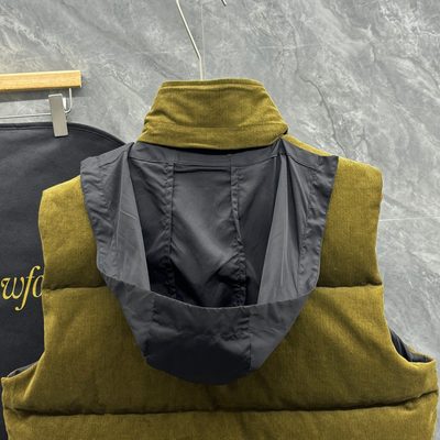 Prada Cotton Corduroy Down Vest — 5
