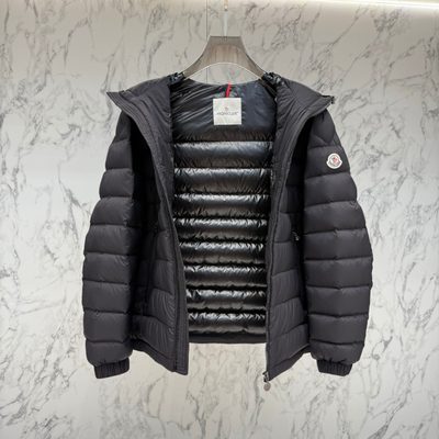 Moncler Hooded Short Down Jacket — 5