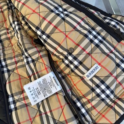 Burberry Kids Quilted Hooded Parka — 6