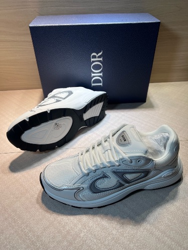 Dior B30 white technical mesh sneakers