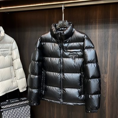 Prada shiny nylon puffer jacket — 4