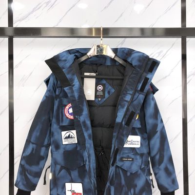 Canada Goose Expedition Parka in Abstract Blue Camo — 6