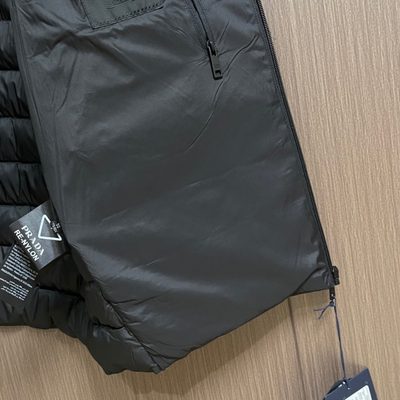 Prada Re-Nylon black puffer vest — 9
