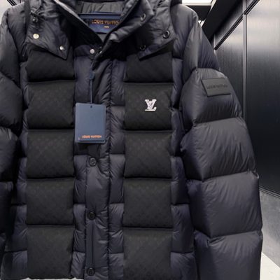 Louis Vuitton Monogram Down Blouson in black — 7