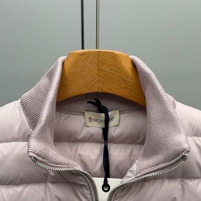 Moncler down-paneled virgin wool zip-up cardigans — 7