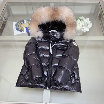 Moncler Enfant Fur-Trim Padded Jacket — 4