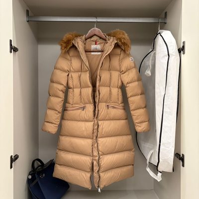 Moncler Boedic Shearling-Trimmed Down Jacket — 3