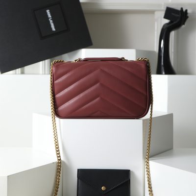 Saint Laurent Loulou Quilted Shoulder Bag — 3