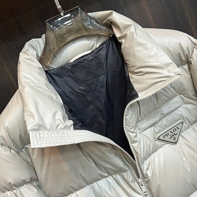 Prada shiny nylon puffer jacket — 6