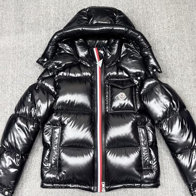 Moncler Montbeliard Hooded Short Down Jacket — 9