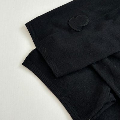 Moncler black knitted short-sleeve t-shirt — 7