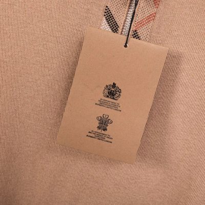 Burberry Check Wool and Cashmere Half-Zip Sweater — 4