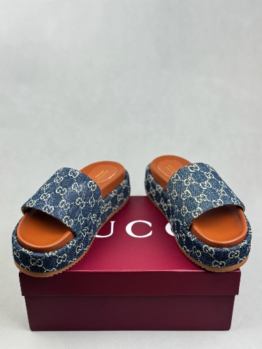 Gucci Angelina Platform Slide Sandals — 4