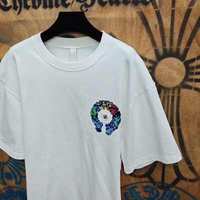 Chrome Hearts Black Casual Sunflower Tee — 5