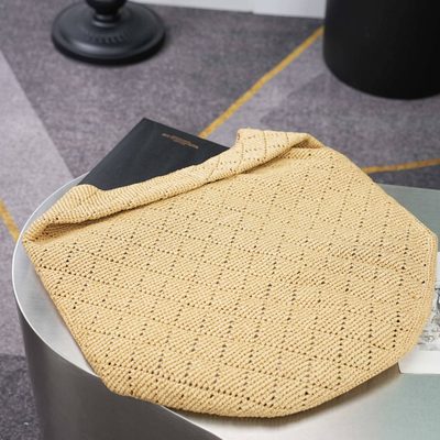 Saint Laurent Icare Hobo in Raffia — 8
